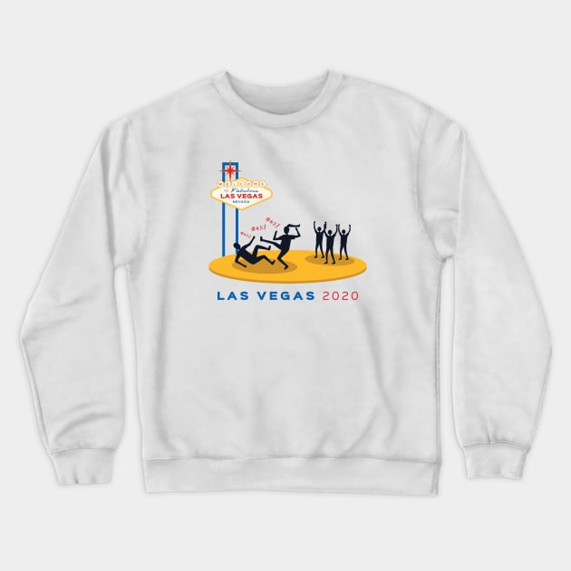 Las Vegas 2020 - Commemoration of the Brawls Crewneck Sweatshirt by Las Vegas Shirts